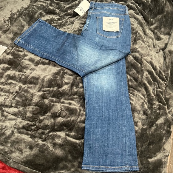 NWT Zara The Low Rise Cropped in Indigo size 10 - Picture 6 of 6